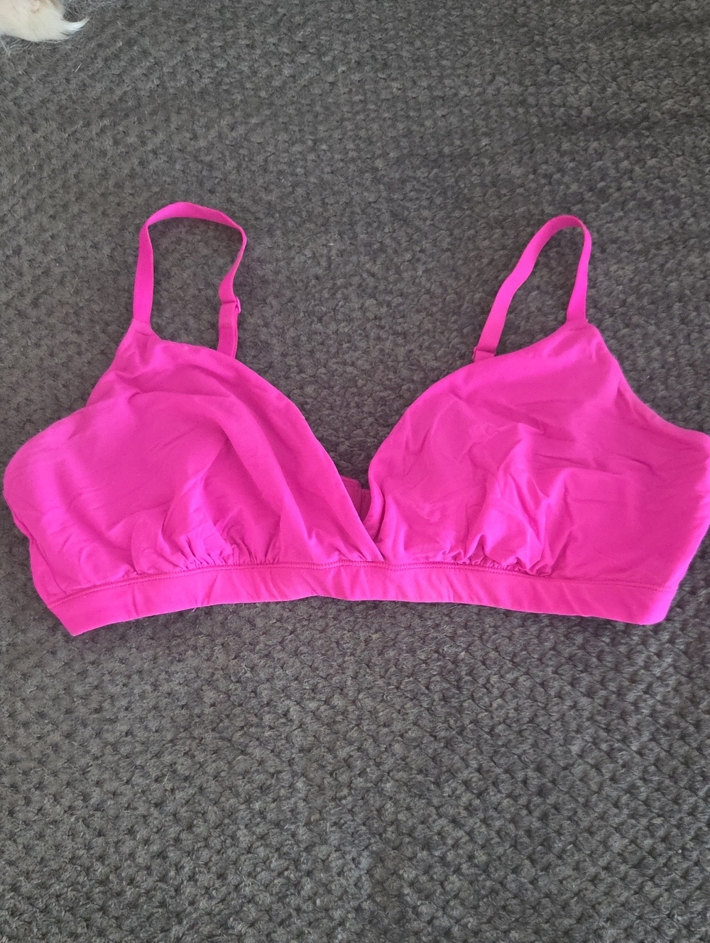 Skims Women's Pink Bra Size XL